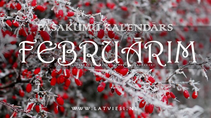 kalendārs februārim