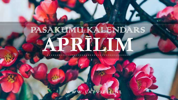 Kalendars aprilim