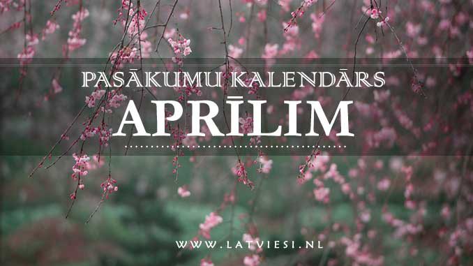 Kalendars aprilim