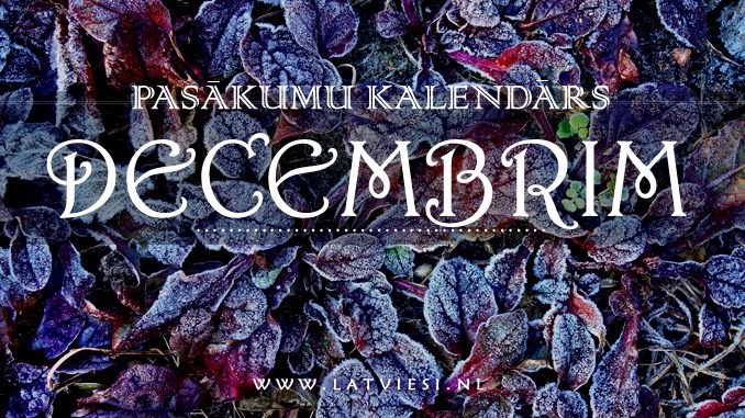 Pasākumi decembrī