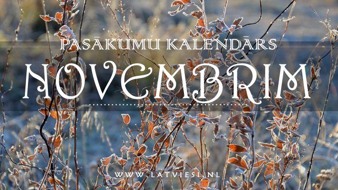 Pasākumi novembrī